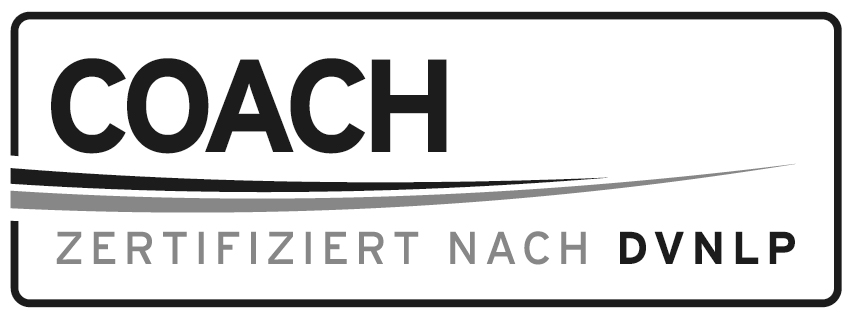 Plakette des zertifizierten NLP Coach nach DVNLP